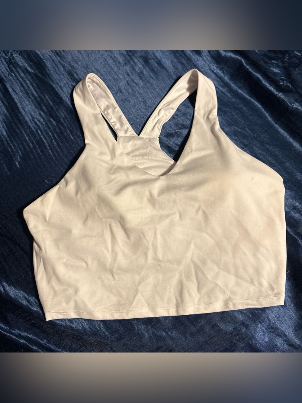 Velocity Cream Racerback Bralette Top